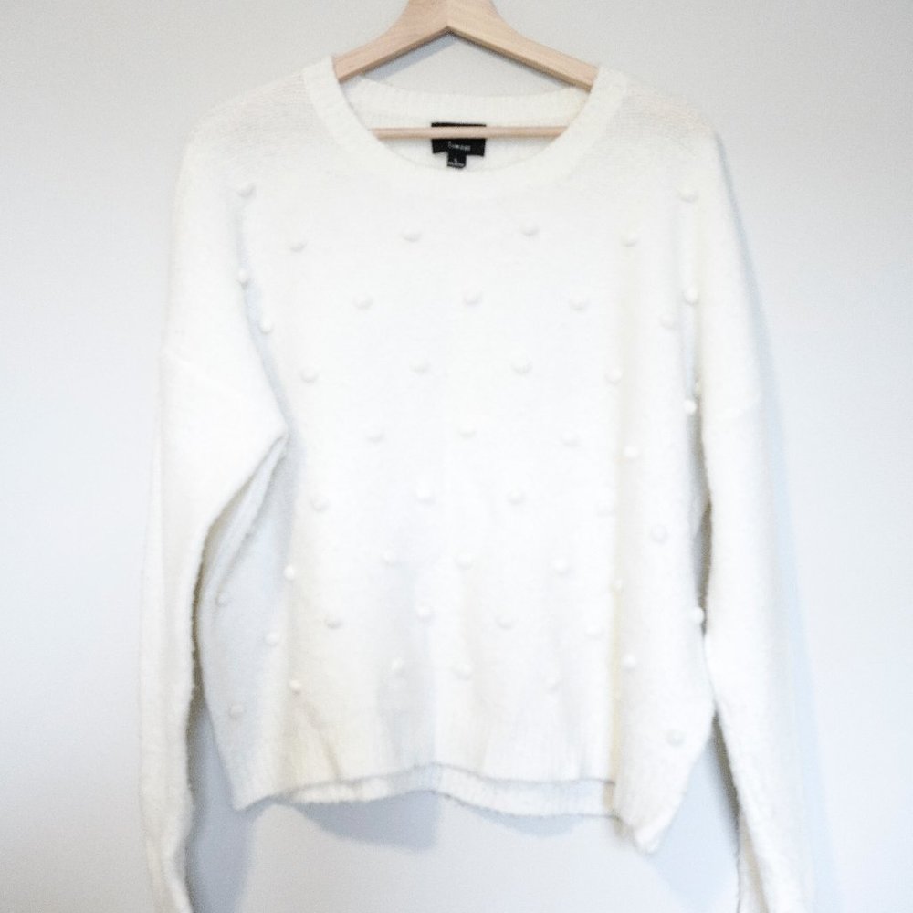 Lumiere Textured Dot Sweater